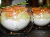 Verrine tricolore