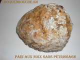 Pain aux noix sans petrissage