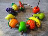 Bracelet tutti frutti en fimo