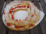 Couronne de fraises à la chantilly