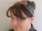 Headband récup diy style lunettes steampunk