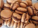 Macarons chocolat cacahuètes