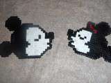 Mickey & Minnie en minis perles Hama, love love love