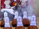 Muffins au Nutella d’Halloween « tombstone »