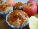 Muffins sésame pommes nappage caramel