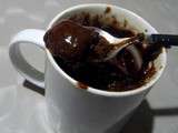 Mug cake coulant au chocolat