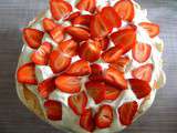 Pavlova aux fraises