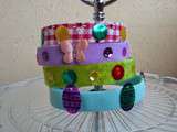 Petits bracelets printaniers récup'