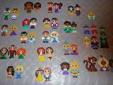 Princes, princesses Disney et compagnie en perles Hama