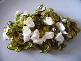 Salade de courgettes grillées et feta