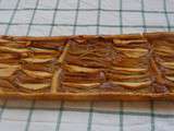 Tarte dulce de leche ou confiture de lait et pomme poire