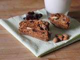 Biscotti amandes canneberges