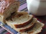 Brioche roulée au caramel, sans beurre et (presque) sans reproche