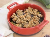 Crumble courgette-quinoa au thym