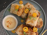 Dumpling de feuilles de riz aux légumes et tofu