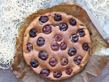 Gâteau au yaourt à la vanille et cerises (vegan)