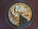 Gâteau au yaourt au thé et flocons d'avoine