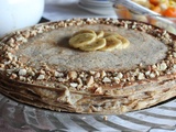 Gâteau de crêpes à l'amande façon galette des Rois
