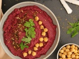 Houmous betterave-framboise