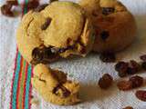 Petits pains à la farine de pois chiche et aux raisins secs