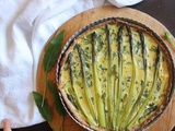 Quiche asperges et ail des ours (vegan)