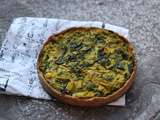 Quiche aux blettes et au curry