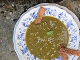 Soupe de courgette à l'oseille