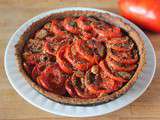 Tarte à la tomate et moutarde (rapide et facile)