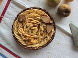 Tarte aux pommes (presque classique) au parfum d'amande