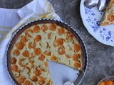 Tarte fromage blanc-mirabelles au pavot