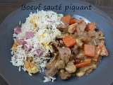 Boeuf sauté piquant