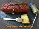 Cake au citron et cardamome