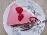 Entremet fraise rhubarbe