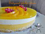 Entremet pêche citron