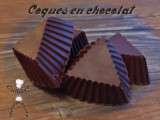 Faire des coques en chocolat