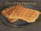 Gaufres express recette 1