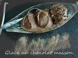 Glace au chocolat maison