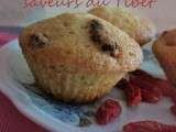 Muffins aux baies de Goji et 4 épices