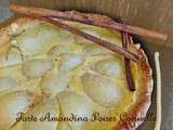 Tarte amandes poires cannelle