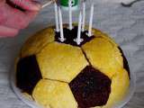 Gâteau ballon de foot