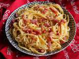 Pâtes à la Carbonara (vraie recette sans crème)