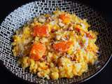 Risotto potimarron et noisettes