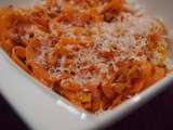 Tagliatelles de carottes au cumin