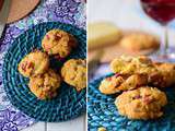 Cookies salés à l’Ossau-Iraty, coppa et noisettes