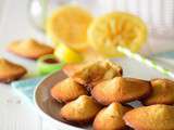 Madeleines au citron