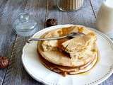 Pancakes noisettes et figues {sans lactose}