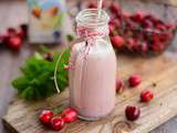 Smoothie à la cerise et lait d’amande