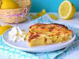 Tarte aux pommes grillagée à l’orange et citron