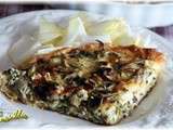 Quiche aux champignons et aux moules