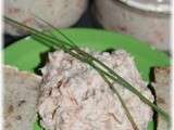 Rillettes de maquereaux au yaourt de brebis et tomates confites